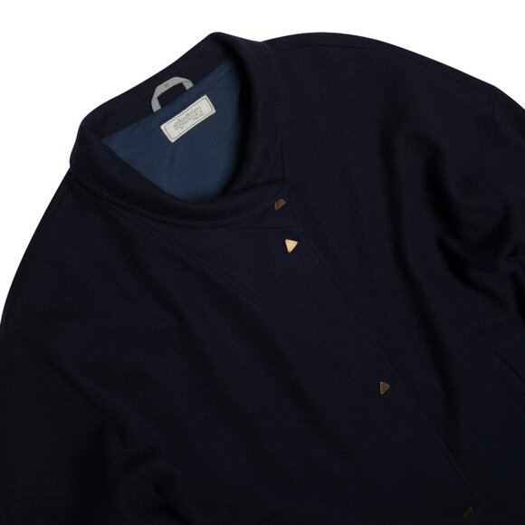 ajaton (Finland) Vintage Wool Nylon Melton Kimono Jacket : L - Picture 2 of 6